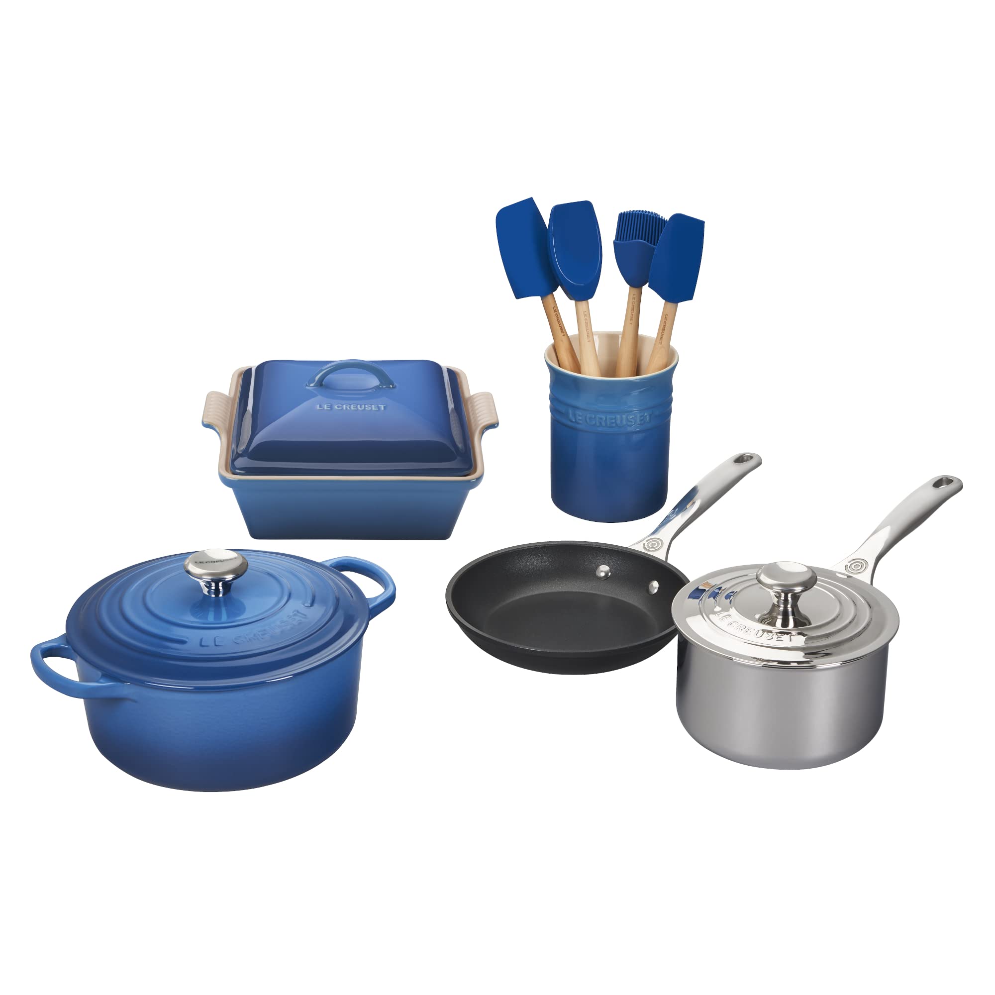 Amazon.com: Le Creuset Mixed Material Cookware Set, 12pc